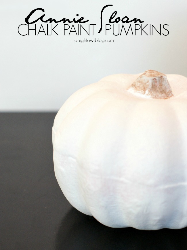 Annie Sloan Chalk Paint Pumpkins | #anniesloan #chalkpaint #ascp #pumpkins #fall #thanksgiving #decor