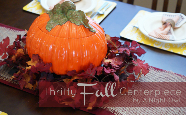 {Thrifty Thursday} A Fall Centerpiece