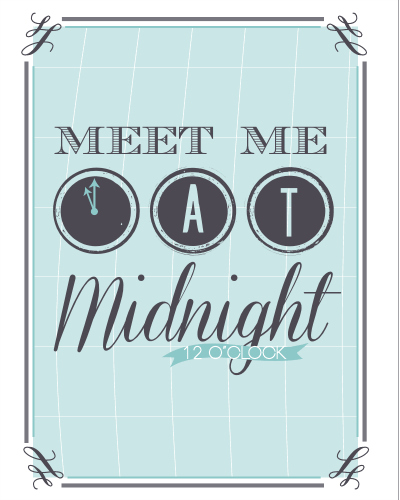 Free New Years Eve Printables - perfect for home or party decor!
