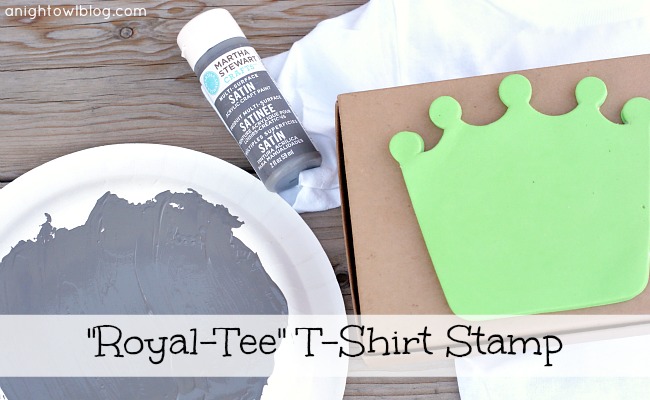 {Thrifty Thursday} Dollar Store Royal-Tee T-Shirt Stamp