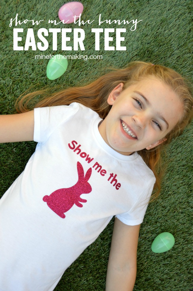 Show Me the Bunny Easter Tee | anightowlblog.com